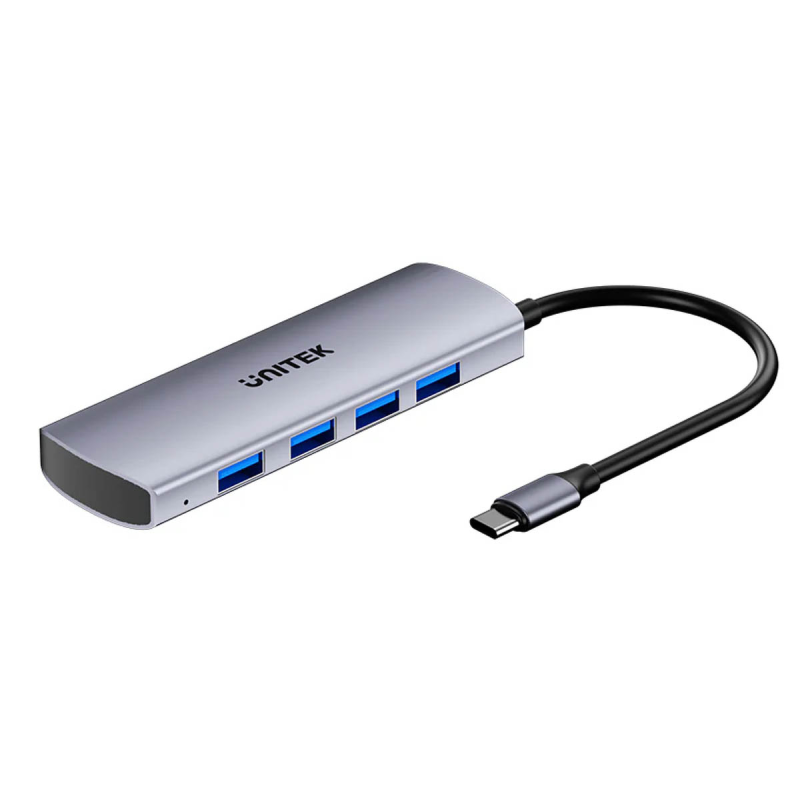 Unitek Hub 4w1 USB-C 10 Gbps, 4x USB-A H1112EGY01