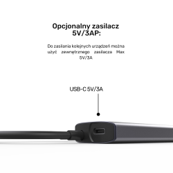 Unitek Hub 4w1 USB-C 10 Gbps, 4x USB-A H1112EGY01