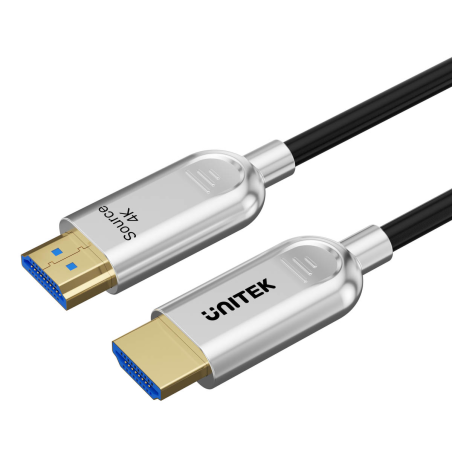 Unitek Kabel optyczny HDMI 2.0 AOC 4K 60Hz 20 m