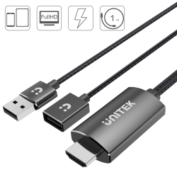 Unitek przewód Smartfon android / ios do TV (USB-HDMI) M1104A FullHD 1080p