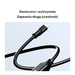 Unitek Kabel przedłużający USB-C 10 Gbps 5m, czarny