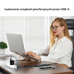 Unitek Hub USB-A 4 porty USB-A 5 Gbps