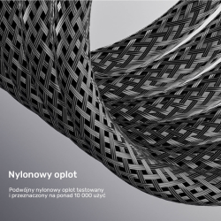 Unitek przewód 8K LUX HDMI 2.1 oplot 2 M