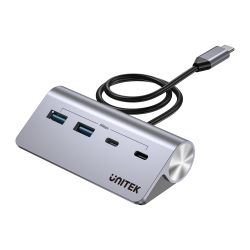 Unitek Hub alumininiowy USB-A/USB-C z 4 portami 5Gbps