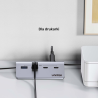 Unitek Hub alumininiowy USB-A/USB-C z 4 portami 5Gbps