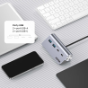 Unitek Hub alumininiowy USB-A/USB-C z 4 portami 5Gbps