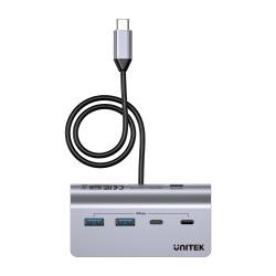 Unitek Hub alumininiowy USB-A/USB-C z 4 portami 5Gbps
