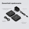 Unitek Przedłużacz USB-C na 4× USB-A przez Ethernet, zasięg do 150 m 480Mbps