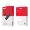 Unitek Y-3089 czarny hub z USB na 4x USB 3.0 do 5Gbps, 30cm, mały