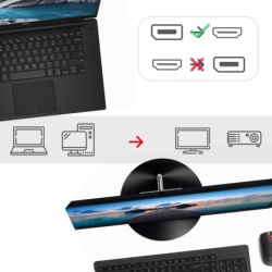 Unitek Y-6332 biały adapter / konwerter z DisplayPort 1.2 do HDMI 1.4 do 4K