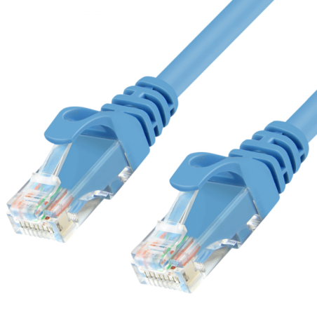 Unitek przewód patchcord kabel LAN UTP CAT.6 niebieski 20m