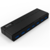 Unitek Y-3184 czarny hub USB na 7x USB 3.0 z zasilaczem i BC 1.2