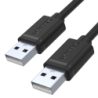 Unitek czarny przewód USB 2.0 AM-AM męsko-męski 1,5m, do dysku, podkładki