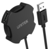 Unitek Y-2178 czarny hub USB na 4x USB 2.0, mały, Plug&Play