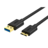 Unitek czarny przewód kabel USB 3.0 microUSB 3.0 2m, do dysku