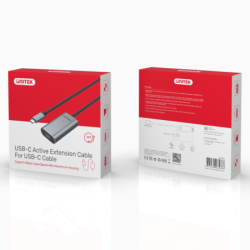 Unitek U304A czarny przedłużacz, wzmacniacz sygnału USB-C na USB(A) 5M
