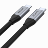 Unitek przewód, kabel USB-C na USB-C 10Gbps 4K 60Hz 20V/5A DisplayAlt Mode