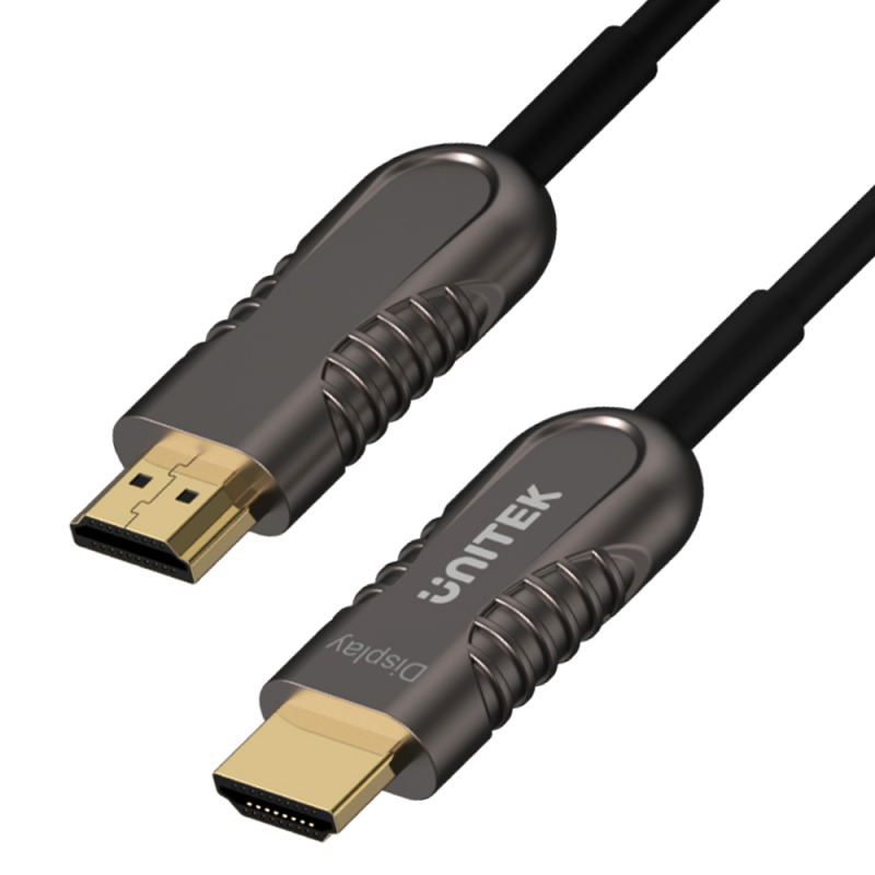 Unitek premium kabel optyczny HDMI 2.0 AOC 4K 60Hz 60m, 7.1, 18Gbps