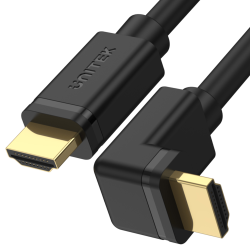 Unitek czarny przewód, kabel kątowy HDMI 2.0 90 stopni 4K 60Hz 3m