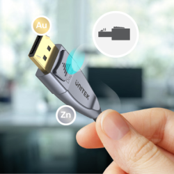 Unitek kabel optyczny DisplayPort 1.4 AOC 8K 60Hz 5m HDR, 4K 120Hz