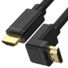 Unitek czarny przewód, kabel kątowy HDMI 2.0 270 stopni 4K 60Hz 3m