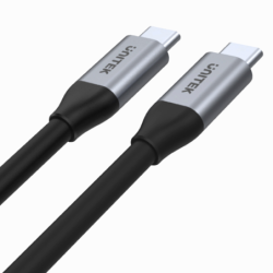 Unitek przewód, kabel USB-C na USB-C 10Gbps 4K 60Hz 20V/5A DisplayAlt Mode