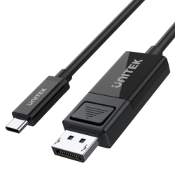 Unitek dwukierunkowy Adapter USB-C na DP 1.4 do 8K 60Hz, 4K 120Hz 180cm