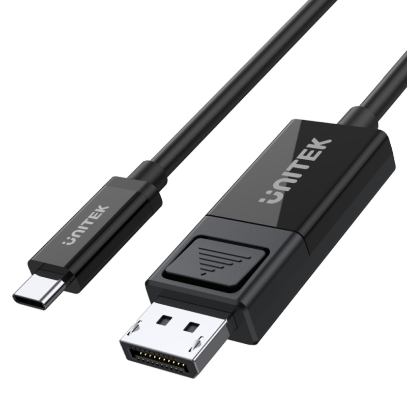 Unitek dwukierunkowy Adapter USB-C na DP 1.4 do 8K 60Hz, 4K 120Hz 180cm