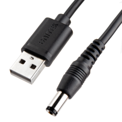 Unitek przewód, kabel zasilający USB - wtyk DC 5.5 / 2.5mm 9V 1,5m 36W