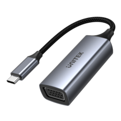Unitek V1413A adapter z USB-C na VGA 1080p 60Hz FullHD Plug&Play