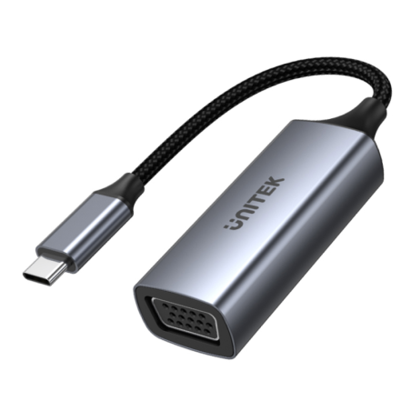 Unitek V1413A adapter z USB-C na VGA 1080p 60Hz FullHD Plug&Play