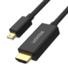 Unitek czarny Adapter mini DisplayPort na HDMI 1.4 4K 30Hz kabel 2m