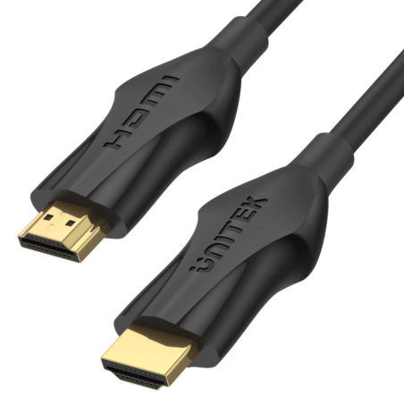 Unitek czarny kabel, przewód HDMI 2.1 8K 60Hz, 4K@120Hz, C11060BK- 1m eARC