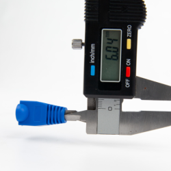 Unitek Osłona wtyku kabli LAN - RJ45, 6 mm 100 szt. niebieskie do cat 5 i 6