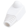 Unitek Osłona wtyku kabli LAN - RJ45, 6 mm 100 szt. białe do cat 5 i 6