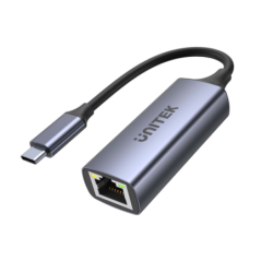 Unitek adapter, karta sieciowa USB-C do RJ45 1Gbit LAN, PD 100W
