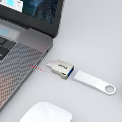 Unitek adapter USB-A na USB-C 3.1 Gen1 A1025GNI, OTG do smartfona