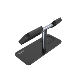 Unitek czarna ładowarka magnetyczna 3w1 iPhone 15W + przewód USBC do USBA