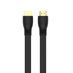 Unitek czarny przewód kabel High Speed HDMI 2.0 4K 60Hz płaski 1,5m HDCP2.2
