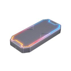 Unitek Obudowa do dysku M.2 SSD NVMe/SATA 10Gbps RGB TRIM UASP
