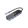 Unitek Hub aluminiowy USB-C 3.1 na RJ-45 3xUSB-A HDMI 1.4 4K 30Hz PD 100W