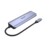 Unitek Hub USB-C 3.1 na 2 x USB-A, 2 x USB-C, 5Gbps, aluminiowy, Space Grey
