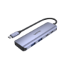 Unitek Hub USB-C 3.1 na 2 x USB-A, 2 x USB-C, 5Gbps, aluminiowy, Space Grey