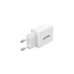 Unitek biała ładowarka 2x USB-A 12W 5V/2.4A
