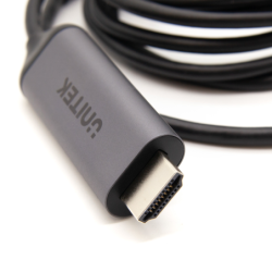Unitek kabel przewód adapter USB-C na HDMI 2.1 8K 60Hz, 4K 144Hz 1,8 m HDR