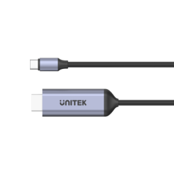 Unitek kabel przewód adapter USB-C na HDMI 2.1 8K 60Hz, 4K 144Hz 1,8 m HDR
