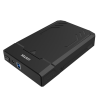 Unitek czarna Obudowa do dysku USB 3.1 do HDD 2,5, 3,5 SATA UASP + zasilacz