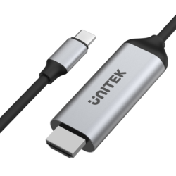 Unitek kabel przewód USB-C na HDMI 4K 60Hz, 1,8 m HDCP 2.3