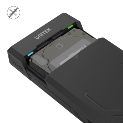 Unitek czarna Obudowa do dysku USB 3.1 do HDD 2,5, 3,5 SATA UASP + zasilacz