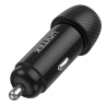 Unitek czarna ładowarka samochodowa 38W USB-A USB-C QC 3.0